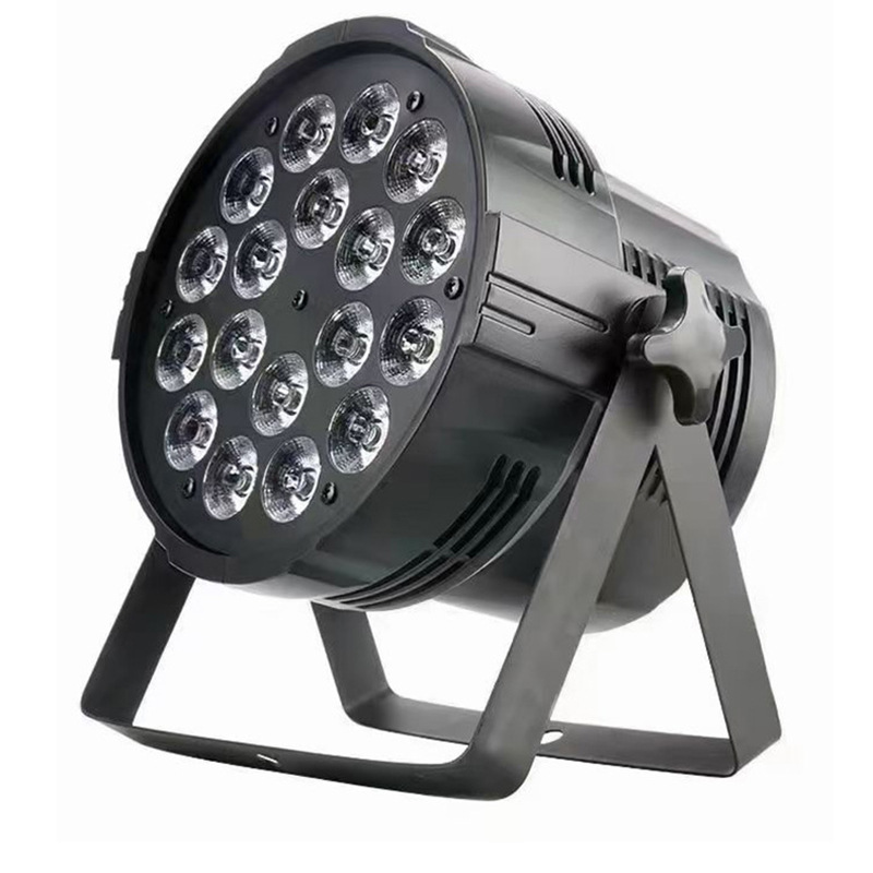18" 4-in-1 RGBW LED Dyeing Lamp UV Emitter for Theme Park Banquet Hall Wedding Remote Aluminum Body DMX512 Factory Direct