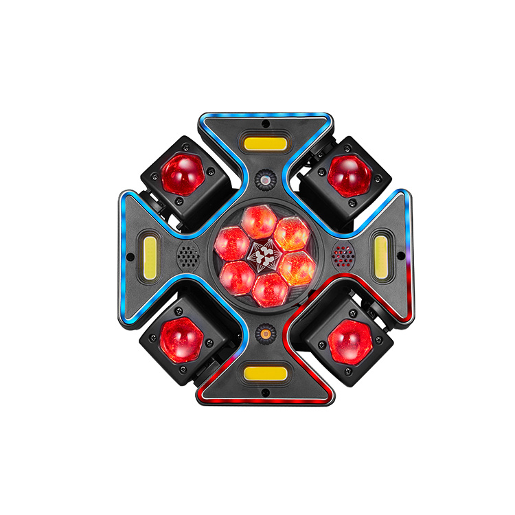 Wholesale OEM/ODM Mini Moving Head Light 120W LED RGBW Stage Party Light DMX512 RoHS Certified Family Parties lights