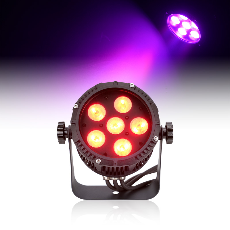 IP65 Waterproof RGBW LED Wash Light with DMX512 Control Linear Dimming 0-100% Ultra High Brightness for Outdoor Events
